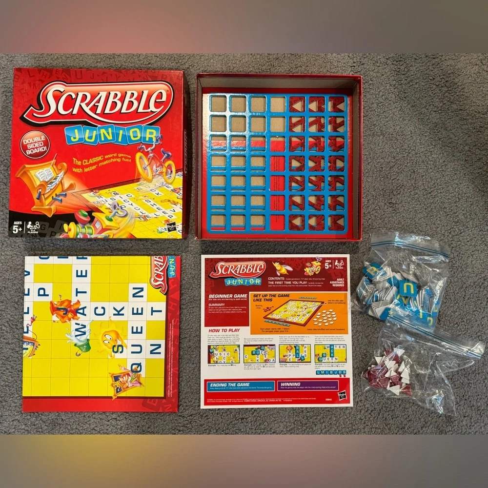 Hasbro Scrabble Junior The Classic Word Game 2012